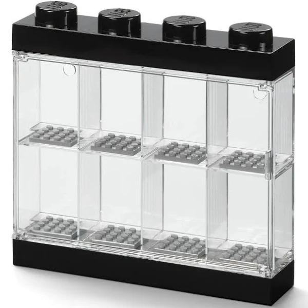 LEGO 8 Minifigure Display Case Black