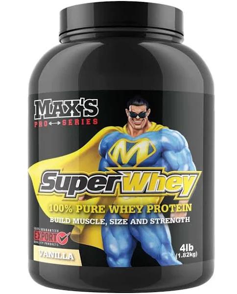 Super Whey by Max's Pro Series Banana / 4lbs