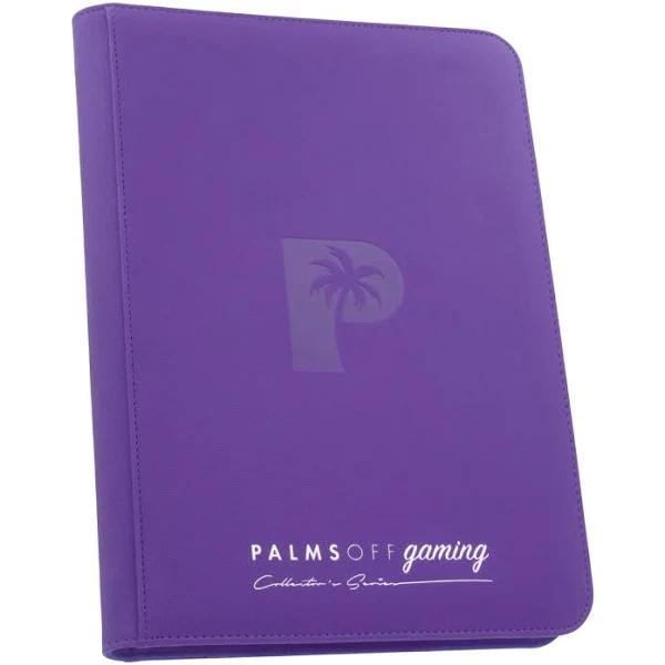 Collector's Series 9 Pocket Zip Trading Card Binder - Purple