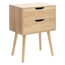 Sanda 2 Drawer Bedside Table