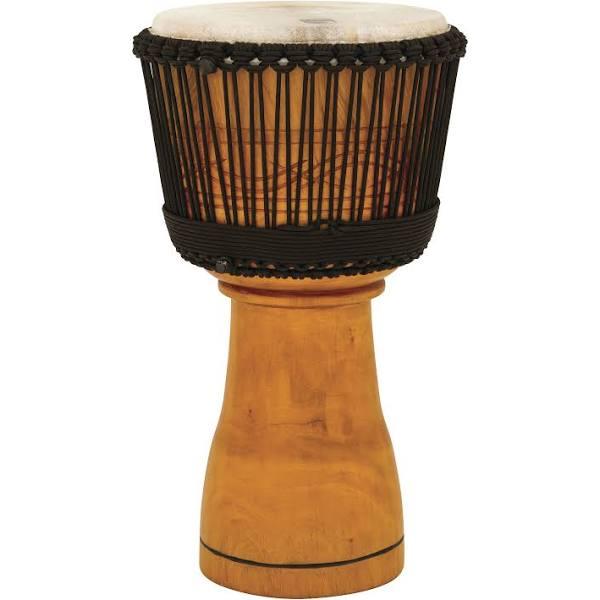 Toca Master Series Wooden Djembe 12" in Natural with Bag