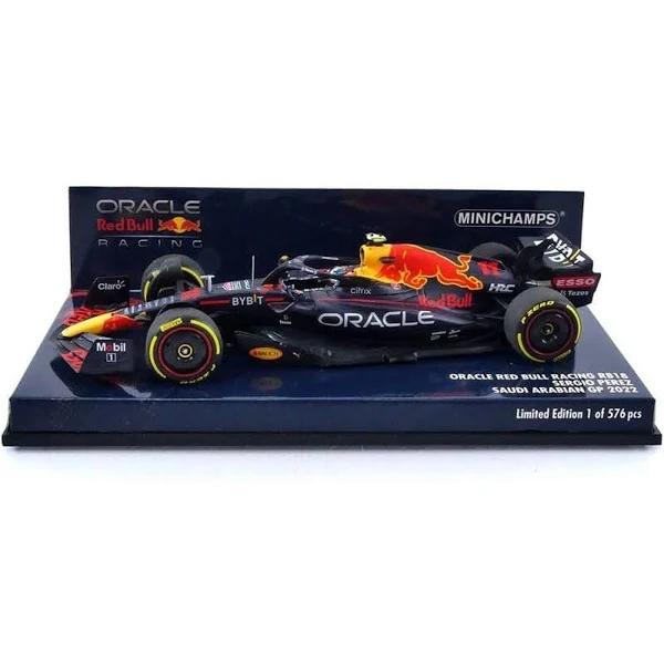 Minichamps 1/43 Oracle Red Bull Racing RB18 - Sergio Perez - Bahrain GP 2022 Resin Car