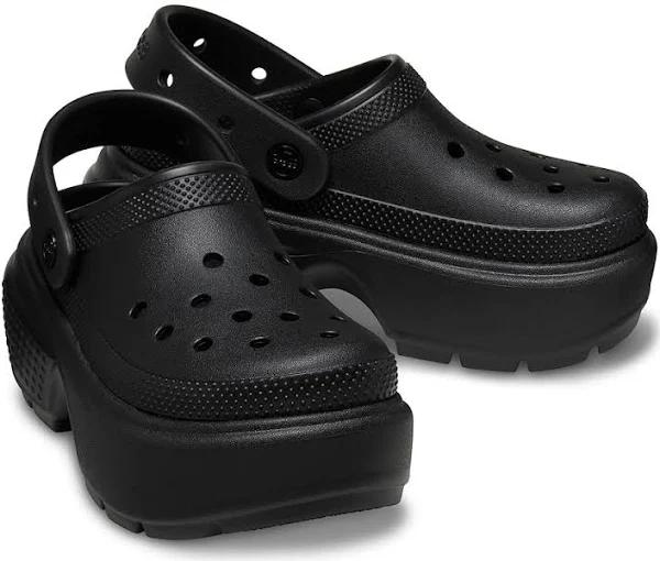 Crocs Stomp Clog; Black, W6/M4