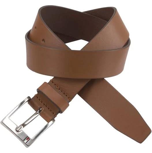 Tommy Hilfiger New Aly Belt Brown 85 cm Man AM0AM08363-257-85