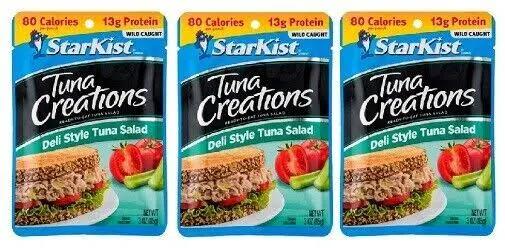 Starkist Tuna Creations Deli Style Tuna Salad Pouch 3 Pack