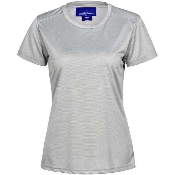 Vivid | Ladies RapidCool Ultra Light Tshirt Silver Grey 16