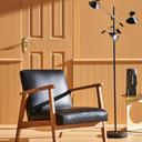 Den Leather Occasional Armchair Olive by Freedom