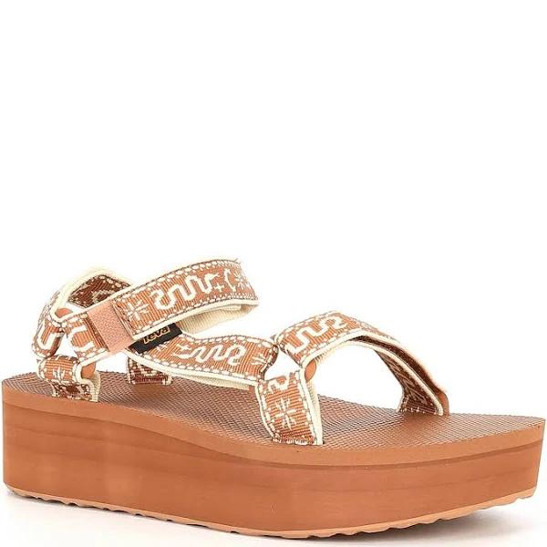 Teva Flatform Universal Womens Bandana Lion Walking Sandals - 4 UK