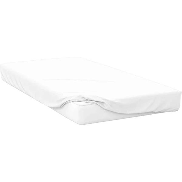 Belledorm 200 Thread Count Cotton Percale Deep Fitted Sheet White Double