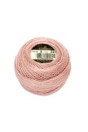 DMC Pearl Cotton Ball Size 8 87yd Ultra Very Light Shell Pink