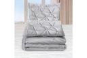 Giselle Bedding Super King Size Quilt Cover Set - Grey