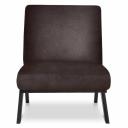 Palm Springs Leather Armchair Chocolate Brown by Freedom