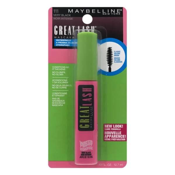 Maybelline Great Lash Mascara Waterproof - Very Black