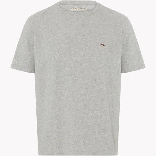 R M Williams Parson T-Shirt M / Grey Chestnut