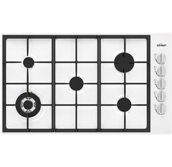 Chef CHG954WC 90cm 5 Burner Gas Cooktop