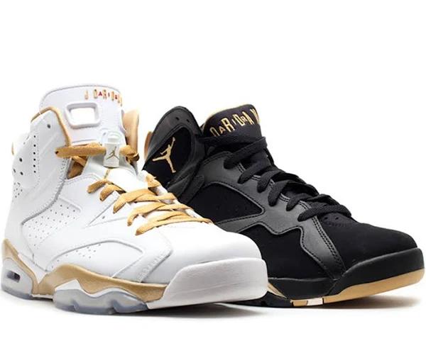 Air Jordan 7 Retro Black/Metallic Gold 'Golden Moments Pack'