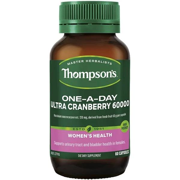 Thompson's One-A-Day Ultra Cranberry 60000mg 60 Capsules