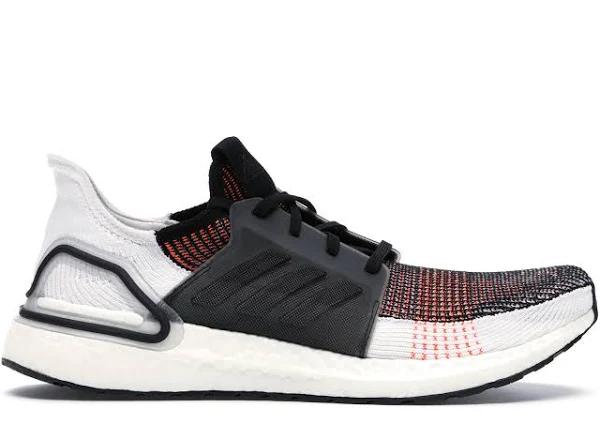 Adidas Ultraboost 19 'Solar Orange' Sneakers | White | Men's Size 7