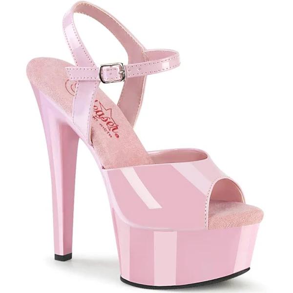 Pleaser GLEAM-609 Baby Pink Patent/Baby Pink Size 10