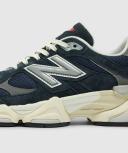 New Balance 9060 Sneakers in Navy and Off White-Black