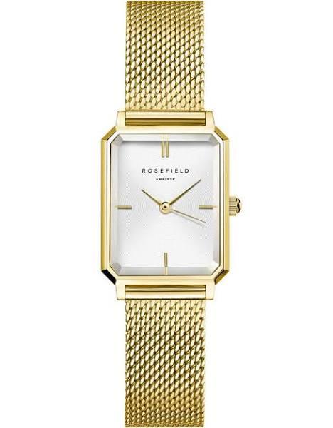 Octagon XS Watch - Gold - Mesh - Rosefield