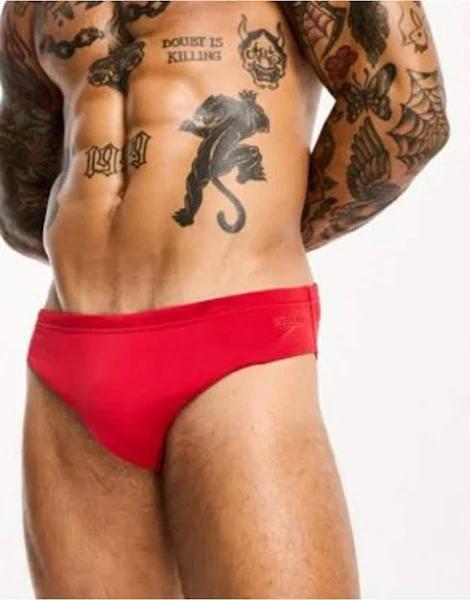 Speedo Mens Endurance + 7cm Brief Red AU 6 / GB 26