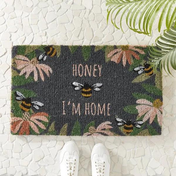 Adairs Coir Honey I'm Home Doormat - Throw