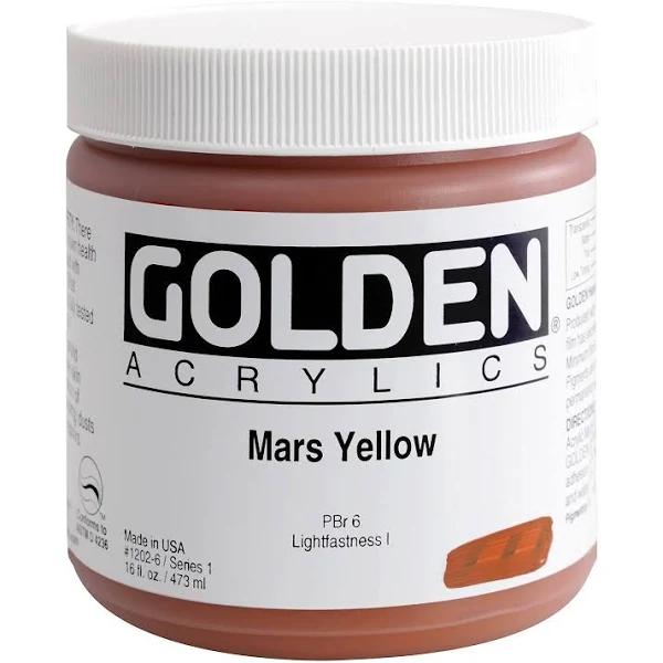 Golden : Heavy Body Acrylic Paint : 473ml : Mars Yellow