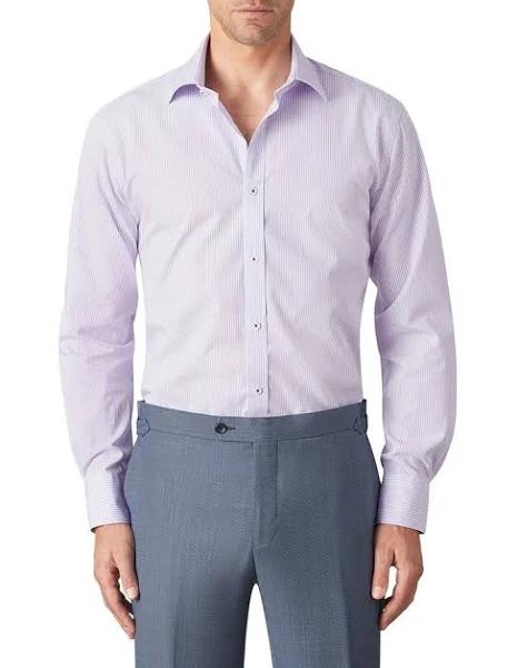 MJ Bale Bates Shirt in Lilac, Size 48 cm