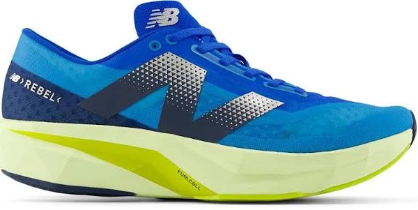 New Balance FuelCell Rebel V4 Shoes Blue Bright Green - 45