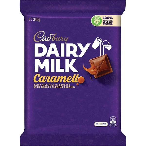 Cadbury Dairy Milk Caramello Large Chocolate Block 345g