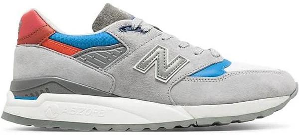 New Balance 998 Grey Light Blue Red