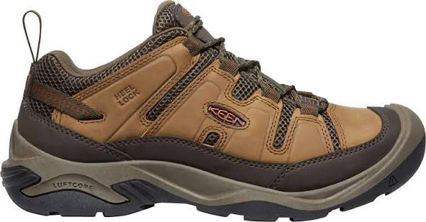 Keen Circadia Vent Mens Leather Wide Fit Hiking Shoes Brown 9.5 US or 27 cm