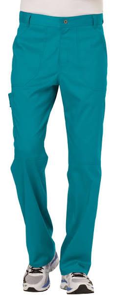 Cherokee Workwear Revolution Men's Cargo Scrub Pants - XS - Teal