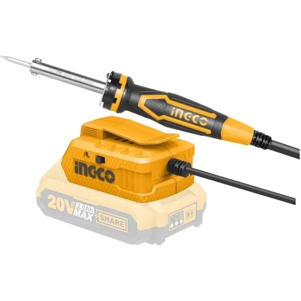 INGCO Cordless Soldering Iron 20V Li-ion CSILI2001