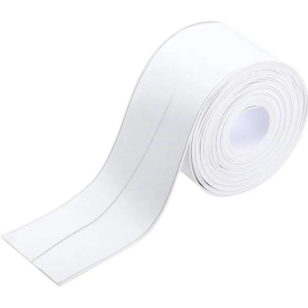 3m×3.8cm1 Roll Caulk Tape Self-adhesive, Waterproof and Mildew Toilet Caulk Strip, Bathtub Caulk For Kitchens, Sinks, Bathrooms, Bathtubs, Toilets,