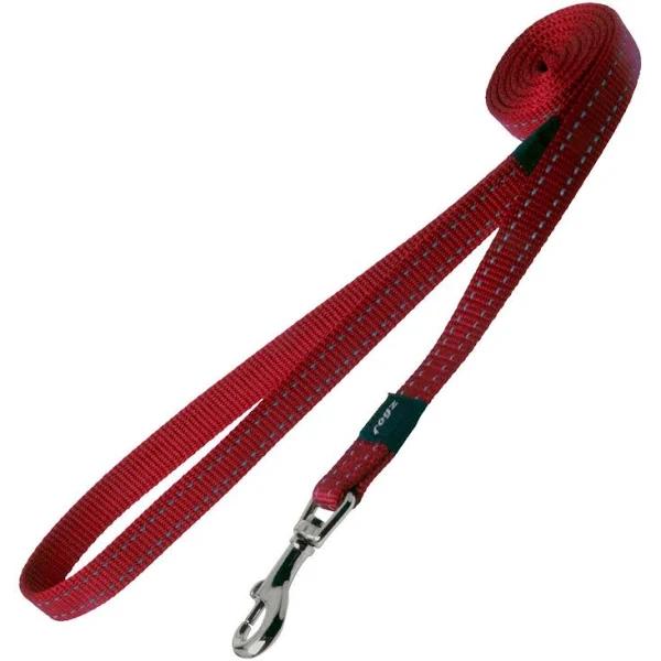 Rogz Classic Medium Dog Lead Red