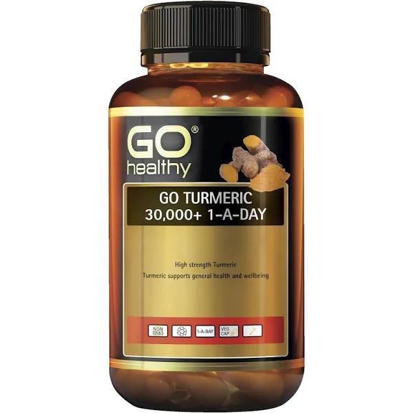 Go Healthy Go Turmeric 30,000+ 1-A-Day 30 VegeCapsules