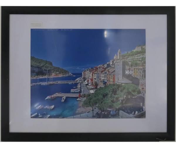 Homeworth Photo Frames Certificate Frames Black Color Mat Boarder Window For Photo 16x22"