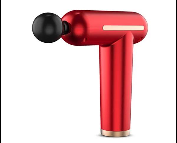 Electric Fascia Gun Muscle Vibration Massage Gun Fitness Equipment Relaxation Massager Mini Fascia Grab-Red