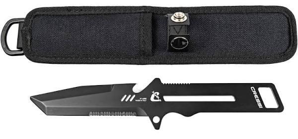 Cressi Kai Divers Diving Knife - Black RC559510