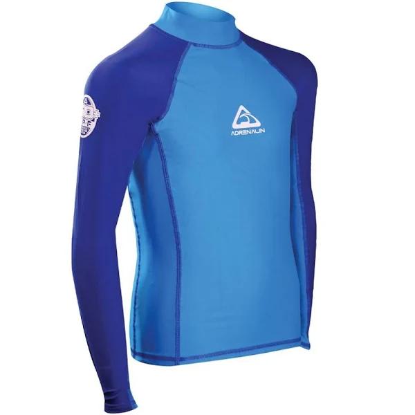 Adrenalin Beach Long Sleeve Junior Rash - Navy