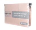 Algodon 300TC Cotton Sheet Set - Mega Queen (Pink)