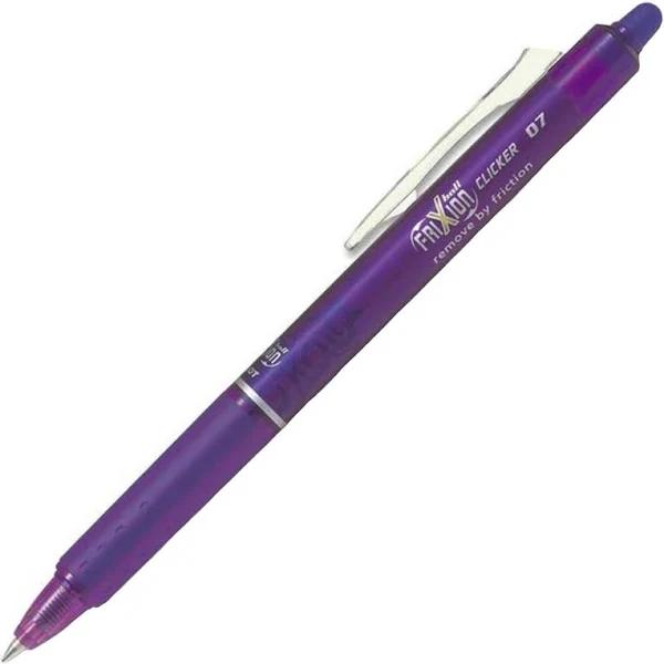 Pilot Frixion Clicker Erasable Fine Point Pen-Purple