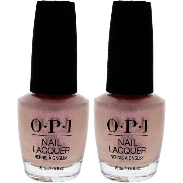 OPI 0.5 oz Nail Lacquer - NL Sh2 Throw Me A Kiss for Women - Pack of 2