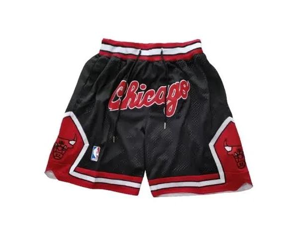 Black Chicago Bulls Basketball Shorts - Premium Retro Streetwear XXL