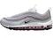 Nike Air Max 97 MNS Womens Silver Beach Shoes - Size 9 - Pure platinum/black-pink Prime