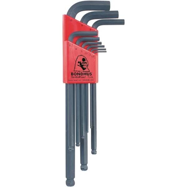 Bondhus - 9 Piece Metric Ball End Hex Key Set - 10999