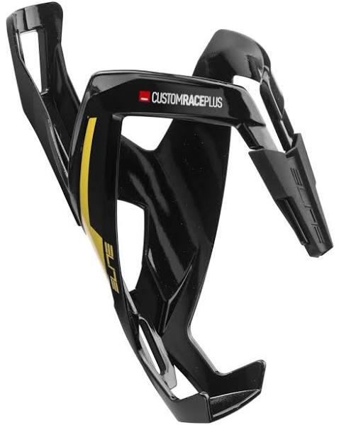 Elite Custom Race Plus Bottle Cage - Gloss Black / Yellow