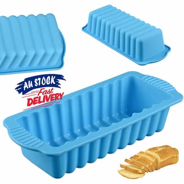 Silicone Cake Mould Toast Kitchen Aa Pan Bread Rectangular Bakeware